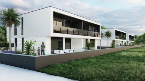  Meerblick Klimaanlage Abstellraum ein Außenstellplatz   Moderne Neubau-Designer-Erdgeschosswohnung mit