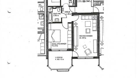 Hier wohnen Sie im 1. OG auf insgesamt 68.5 m², die sich auf 2.5 Zimmer verteilen. Diese Wohnung