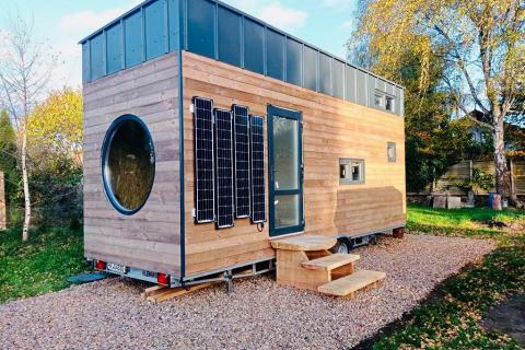 Tiny House, Container Haus, Modulhaus, Minihaus, 24 m2, SIP-TECHNOLOGIE - SIP Modell  Dieses auß